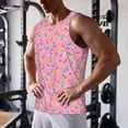 thumbnail image 5 of Fuzoiu Donut Print Men's Workout Tank Tops,Sleeveless Gym Shirt Quick Dry,Fitness Bodybuilding T-Shirt,Muscle Athletic Workout Tee-4X-Large, 5 of 7
