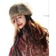 thumbnail image 3 of Gorro grueso de piel sintética para invierno, gorro vacío para mujer, gorro cálido, gorro con aro, gorro con zorro esponjoso sin gorro, 3 of 5