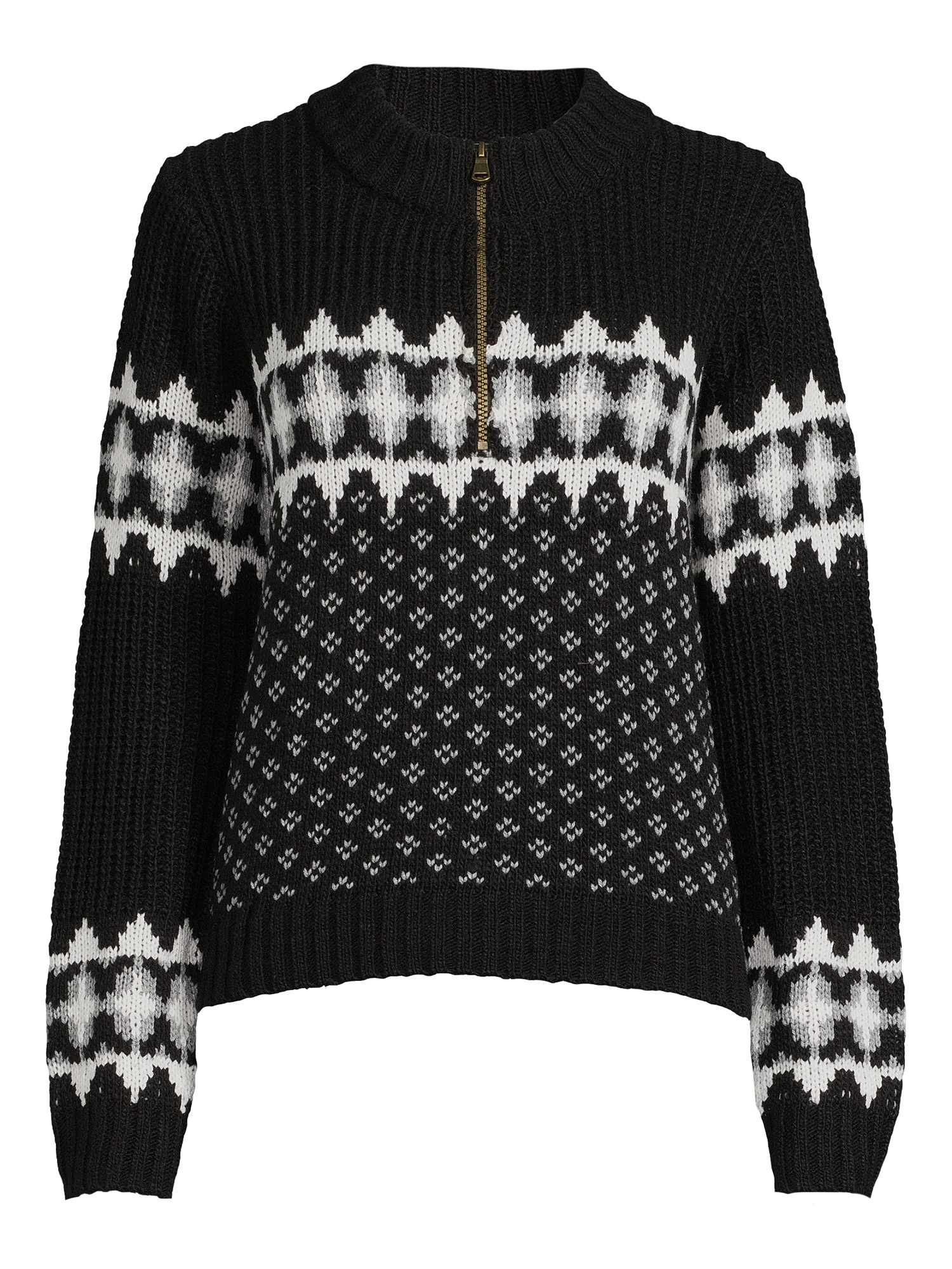 ●新品●大人気NKNIT♡pattern pullover sweat⓪size NKNIT♡pattern pullover sweat