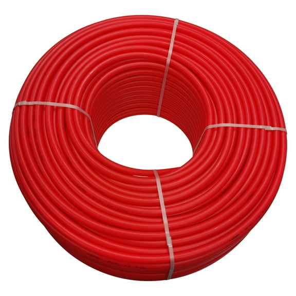 Floor Heating Pipe Pex Tubing Oxygen Barrier Oxygen EVOH Red Radiant 3/4" 900ft
