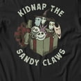 thumbnail image 3 of Disney The Nightmare Before Christmas Kidnap Sandy Claus Gift Men's T-Shirt (Black, S-XXXL), 3 of 4
