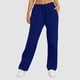thumbnail image 3 of Pantalones de yoga de cintura alta con forro polar para mujer - Pierna ancha y recta, bolsillos para hacer ejercicio/uso informal (S-XXXL), 3 of 6