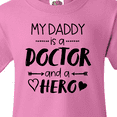 thumbnail image 4 of Inktastic My Daddy is a Doctor and a Hero Youth T-Shirt, 4 of 5