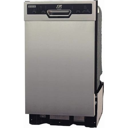 Energy Star 18" Built-In Dishwasher w/Heated Drying - Stainless