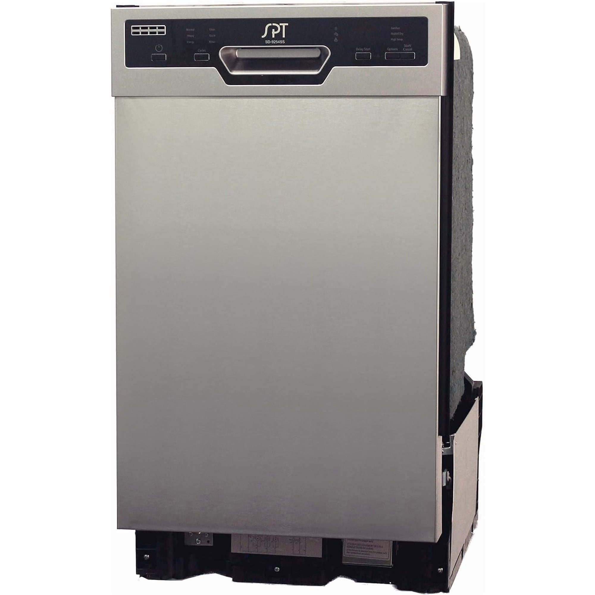 Energy Star 18" Built-In Dishwasher w/Heated Drying - Stainless