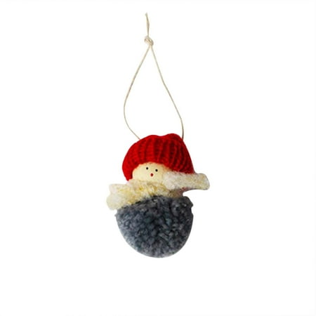

Rovga Christmas Tree Ornaments Accessories Fabric Christmas Snowman Plush Doll Pendant Xmas Decor 2022