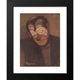 thumbnail image 2 of Cyprián Majerník 11x14 Black Modern Framed Museum Art Print Titled - Clown (1939), 2 of 5
