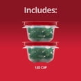 thumbnail image 6 of Rubbermaid 1.83-Cup EasyStore Square Containers, 2 Pack, Food Storage Containers, Food Storage Containers with Lids, 6 of 7