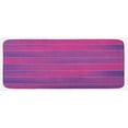thumbnail image 1 of Hot Pink Kitchen Mat, Horizontal Color Bands Stripes with Fluorescent Effect and Soft Transitions Print, Plush Decorative Kitchen Mat with Non Slip Backing, 47" X 19", Pink Violet, by Ambesonne, 1 of 1