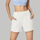 thumbnail image 1 of MKLEKYY Pantalones cortos deportivos para mujer, informales, de verano, para yoga, correr, entrenamiento, con bolsillos laterales divididos, cómodos, elásticos, transpirables y ligeros., 1 of 5