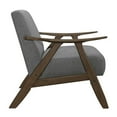 thumbnail image 3 of Topline Home Furnishings Grey Accent Chair, 3 of 5