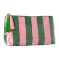 thumbnail image 2 of Travel Pouch, Striped Tassel Zip Cosmetic Travel Bag, Waterproof Makeup Travel Bag, Multipurpose Makeup Bag Organizer, 10X6X3.5 Inch Leak Proof Travel Toiletries Storage Bag,, 2 of 7