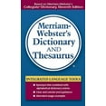 thumbnail image 1 of MERRIAM-WEBSTER INC. MW-851 MERRIAM-WEBSTERS DICTIONARY AND TH ESAURUS, 1 of 1