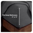 thumbnail image 5 of Super Soft Fleece Sheet Set - Full Size - Extra Plush Polar Fleece, No-Pilling Bed Sheets - All Season Cozy Warmth (Full, Grey), 5 of 9