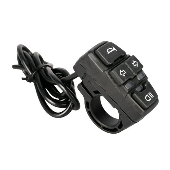 relayinert Electric Scooter Light Switch IP64 Waterproof Motorbike Handlebar Button Turn Signal Lights Control Module 48V