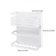 thumbnail image 4 of Advancent Estante de almacenamiento para refrigerador, ahorro de espacio, almacenamiento colgante, estante lateral de cocina cargable, organizador de Organizadores de utensilios de cocina Advancent HA013230-00, 4 of 6