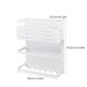thumbnail image 4 of Advancent Estante de almacenamiento para refrigerador, ahorro de espacio, almacenamiento colgante, estante lateral de cocina cargable, organizador de Organizadores de utensilios de cocina Advancent HA013230-00, 4 of 6