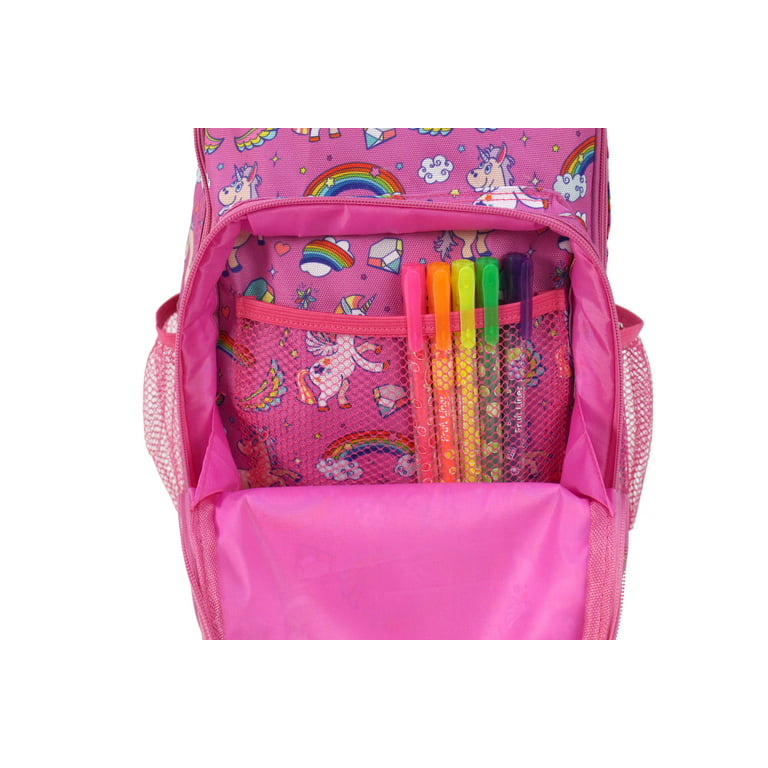 Pink Unicorn Rainbow Backpack Set With Matching Lunchbox – Buy Me