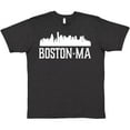 thumbnail image 3 of Inktastic Boston Massachussetts Skyline City Silhouette T-Shirt, 3 of 5