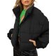 thumbnail image 5 of Txlixc Chaqueta corta y esponjosa para mujeres con cremallera de cuello largo Txlixc moda, 5 of 7
