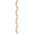 thumbnail image 3 of Ekena Millwork 47"H x 3/8"T Pomeroy Adjustable Wood Decorative Slat Wall Panel Kit, Red Oak (contains 12 Slats), 3 of 16