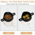 thumbnail image 4 of 1PC Pour Over Coffee Maker,Portable Stainless Steel Reusable Coffee Filter, Mini Collapsible Paperless Single Serve 1 Cup Coffee Dripper Cup Easy To Clean For Travel Camping, 4 of 7