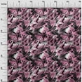 thumbnail image 3 of oneOone Polyester Spandex Black Fabric Abstracts Fabric For Sewing Printed Craft Fabric By The Yard 56 Inch Wide, 3 of 5