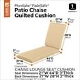 thumbnail image 6 of Classic Accessories 72"x21"x3" Quilted Patio Cushion, Montlake, 6 of 17