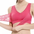 thumbnail image 2 of JINMGG Bras Clearance Summer Fall Women's Plus Size Bra Women Fashion Lace Side Support Cross No Rims Adjustable Yoga Sports Bra, 2 of 9