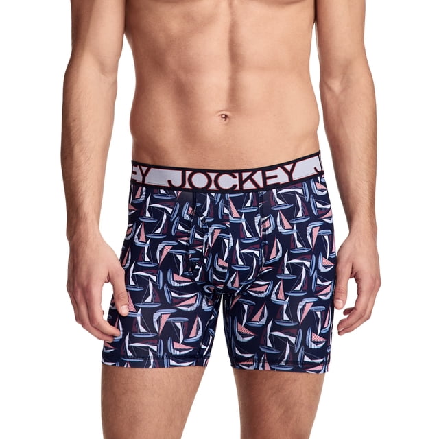Jockey Caleçon Boxeur Actif en Microfibre pour Hommes 5 Po