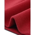 thumbnail image 6 of DARING DIVA Women's Plus Size Notch Lapel Double Breasted A Line Coat 4X Burgundy, 6 of 6