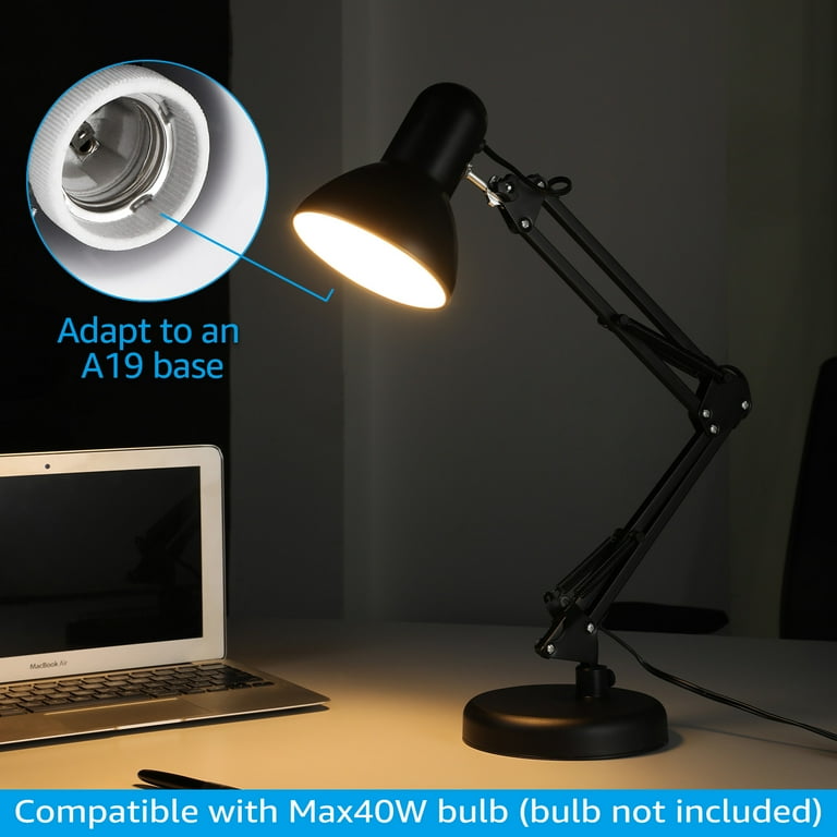 LED Metal Swing Arm Desk Lamp, Architect Table Lamp, Pixar Multi