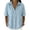 15 Light Blue, variant on Women's Polka Dot Polo Shirt Cotton Linen Short Sleeve Collared Blouse Loose Fit Casual Summer Top 15 Red M