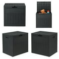 thumbnail image 6 of BAYUELSWU Outdoor Storage Box 33 Gallon Deck Box Waterproof Resin Deck Box Large Storage Container for Patio Furniture, Cushions, Garden Tools, Sports Equipment and Pool Supplies, 6 of 7