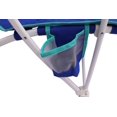 thumbnail image 6 of Mainstays Steel Folding Hard Arm Beach Bag Chair with Carry Bag, Blue, 6 of 7