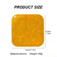 thumbnail image 4 of Dog Lick Mat with Suction Cups, 7.8 in Food - Grade Silicone Slow Feeder Pad for Dogs and Cats, Bathing Grooming Treat Distraction, 4 of 8