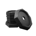 thumbnail image 1 of SnapPad Jack Pad XTRLXSP6 Xtra XL; Rubber; Black; Set Of 6, 1 of 2