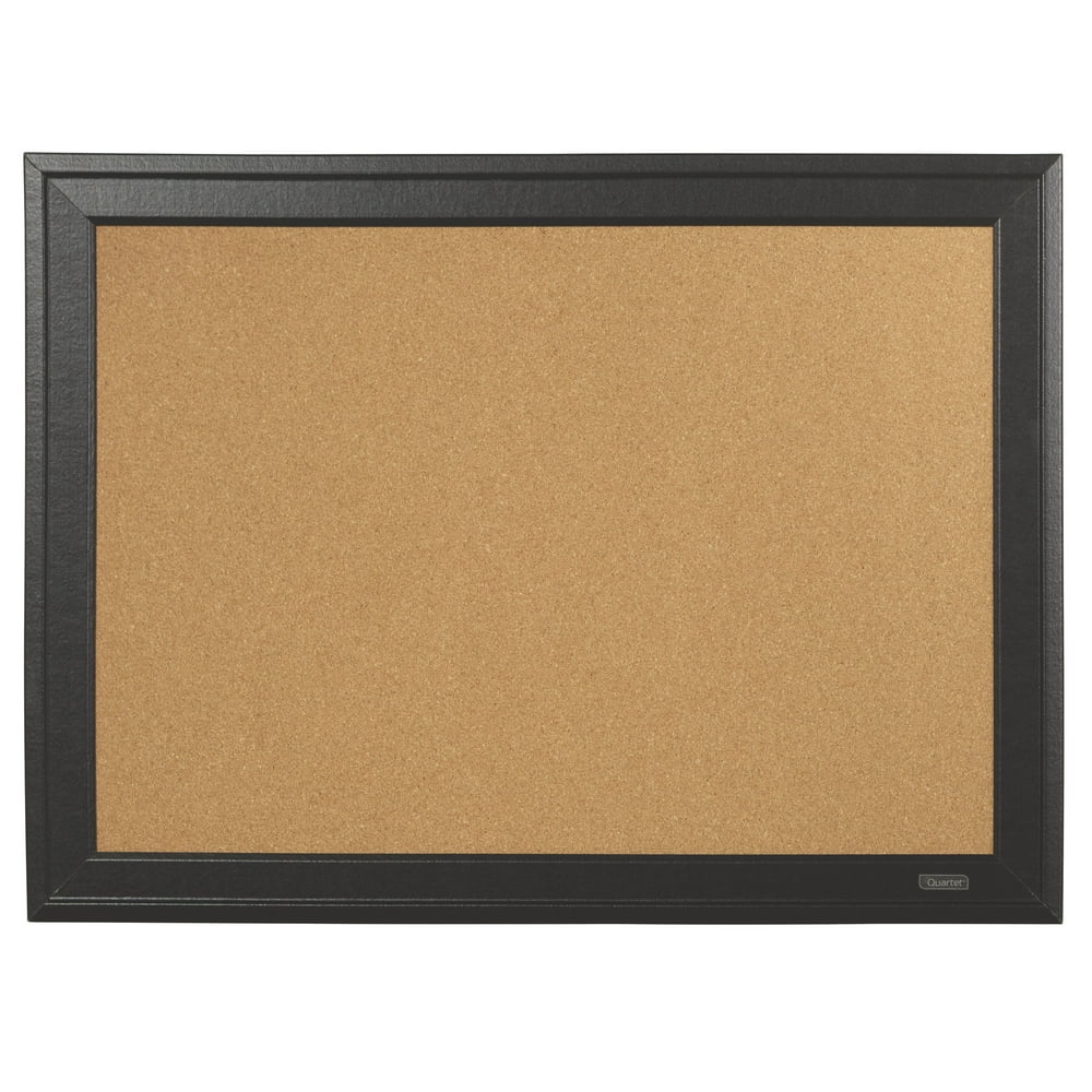 Quartet Cork Bulletin Board, 11" x 17", Black Frame (79279) Walmart