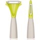 thumbnail image 1 of Universal Peeler Set, 2 Pieces Fruit Vegetable Peelers, Standing Design, Stainless Steel with Rotating Blade, 1 of 5