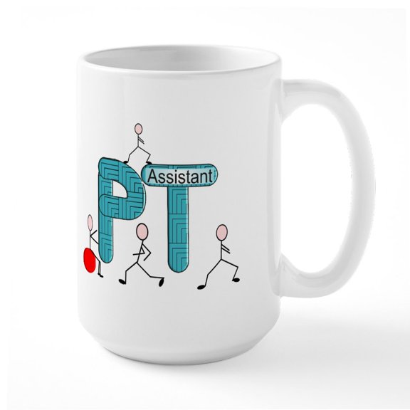 CafePress - Physical Therapy Large Mug - 15 oz Ceramic Large White Novelty Mug