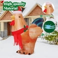 thumbnail image 7 of GOOSH Christmas Inflatables 5.4 FT Blow up Christmas Chicken with Built-in LEDs, Inflatable Chicken Christmas Chicken Blow up Wearing Hat, Outdoor Christmas Decorations for Xmas Holiday Party, 7 of 7