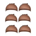 thumbnail image 2 of 6-pack Nylon Prock Cap, Elastic Hair Network Undercase Wigs, Stretchy Perting Cap Percke-w-caps Neutral Cap Elastic Network For Women And Men, 2 of 5