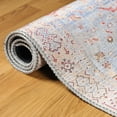 thumbnail image 5 of Boho Geometric Distressed Indoor Area Rug, Dijon Yellow, 5' 7" x 8' 9", 5 of 6