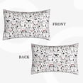 thumbnail image 4 of Fotbe Cute Cat Pillow Cases - Envelope Closure - Luxury, Extra Soft, Cooling Pillow Covers - Wrinkle, Fade, Stain Resistant-14"x20", 4 of 8