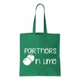 thumbnail image 1 of Partners In Lime, Fuit Puns, Cotton Canvas Re-Usable Shopping & Carry-All Tote Bag, 1 of 3