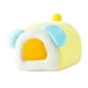 thumbnail image 4 of Cama cálida para hámster, ropa de cama para animales pequeños, cómoda y fácil de limpiar. Azul Amarillo, 4 of 9