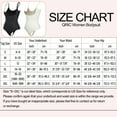 thumbnail image 2 of QRIC Shapewear for Women Tummy Control Thong Bodysuit Open Bust Body Shaper Beige, S, 2 of 6