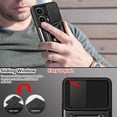 thumbnail image 6 of for Xiaomi Poco F5 5G Case with Slide Camera Cover for Men, Military Grade Drop Protective Phone Cover Case with Ring Kickstand for Xiaomi Redmi Note 12 Turbo 5G/Xiaomi Poco F5 5G SJ Blue, 6 of 9