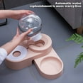 thumbnail image 3 of 1.8L New Bubble Pet Bowls Food Automatic Feeder Fountain Water Drinking for Cat Dog Kitten Feeding Container Pet Supplies ShopWise Round, 3 of 12