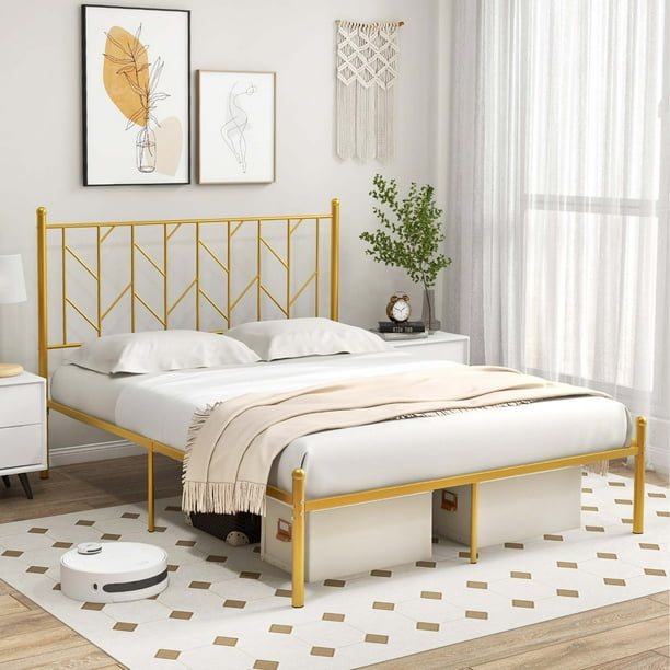 Walmart gold bed frame deals